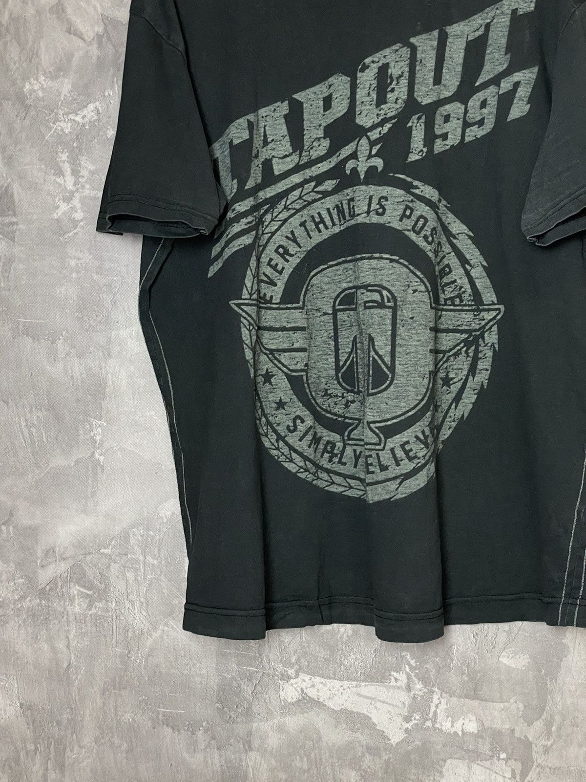 Affliction × Tapout × Vintage CRAZY Vintage Y2K Affliction UFC Style Tapout T-Shirt Tee Size US M / EU 48-50 / 2 - 5 Thumbnail