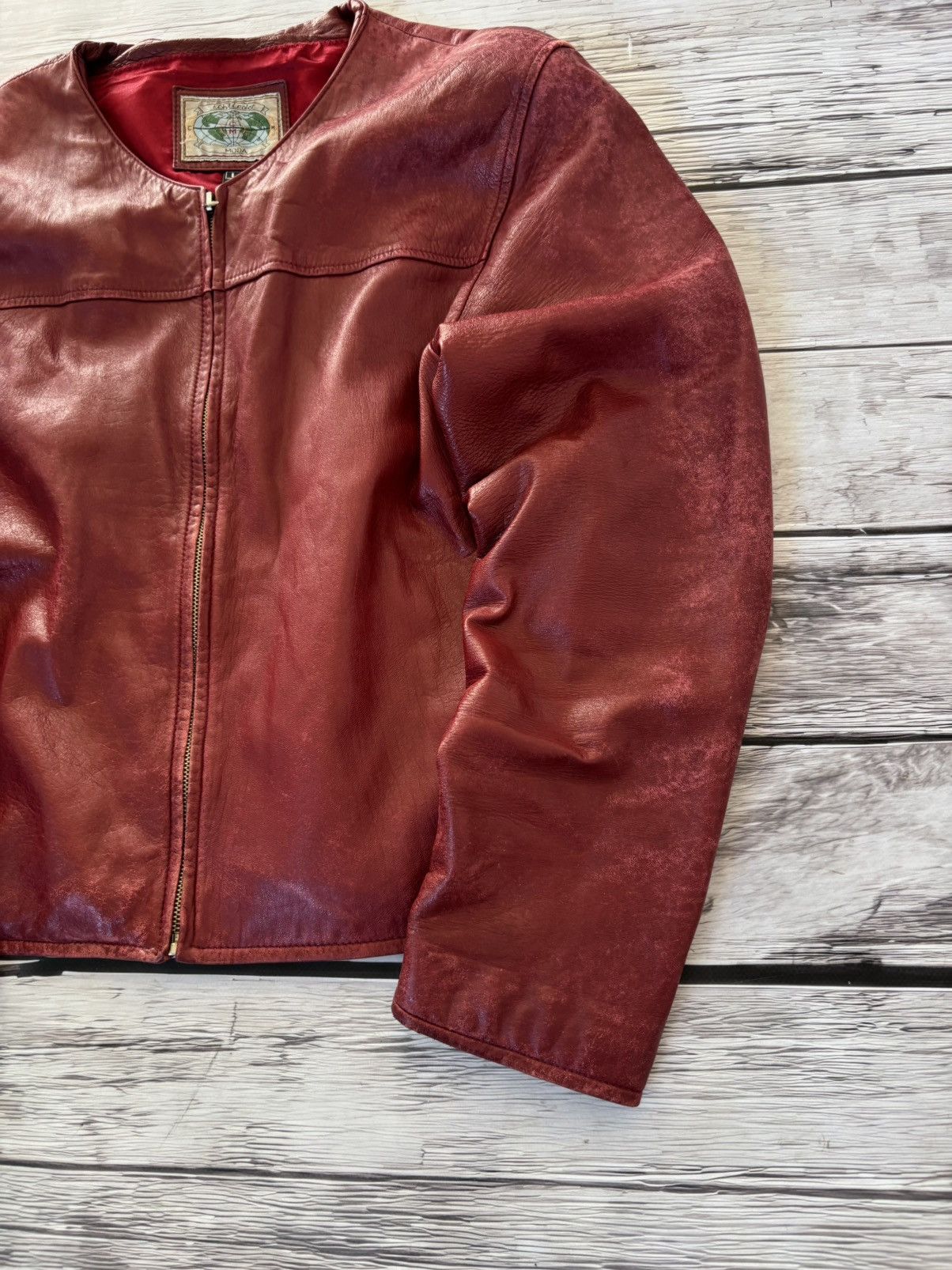 Hysteric Glamour Cropped Rick Owens Type Yohji Yamamoto Style Leather Jacket Size US S / EU 44-46 / 1 - 5 Thumbnail