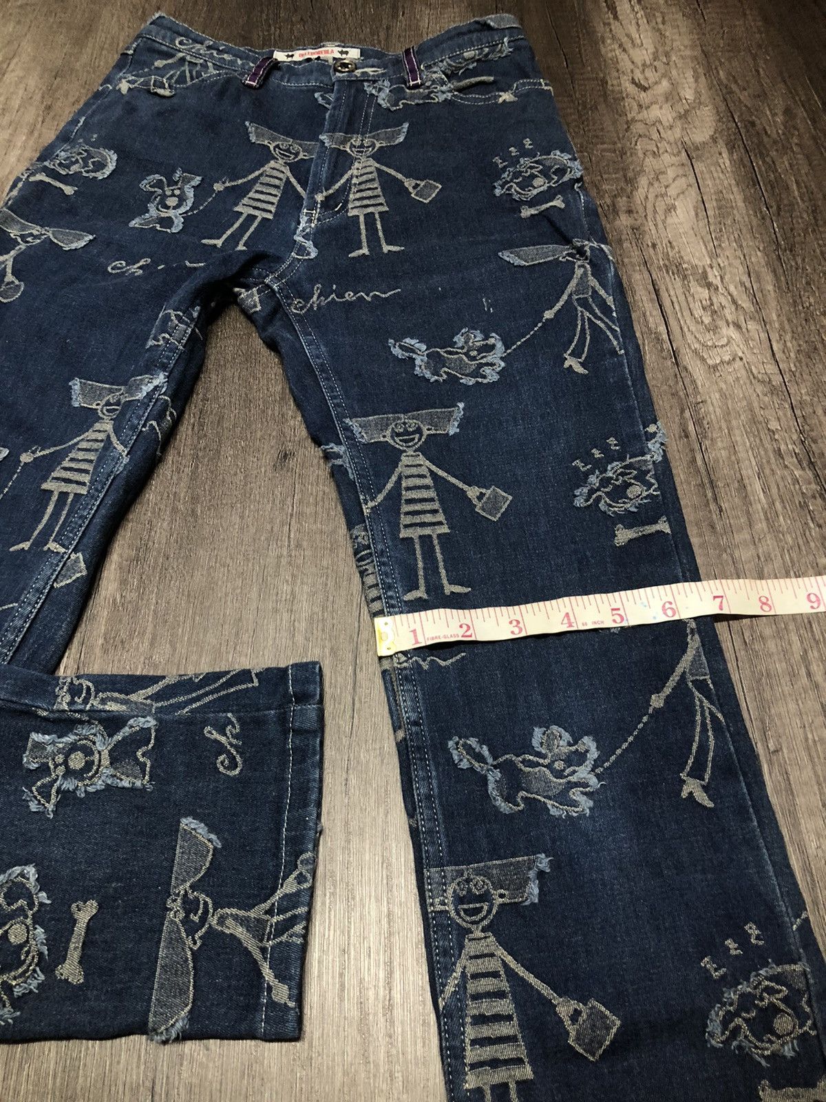 Japanese Brand VINTAGE OLLEBOREBLA STRETCH JEANS FULL PRINT Size 27" / US 4 / IT 40 - 22 Thumbnail