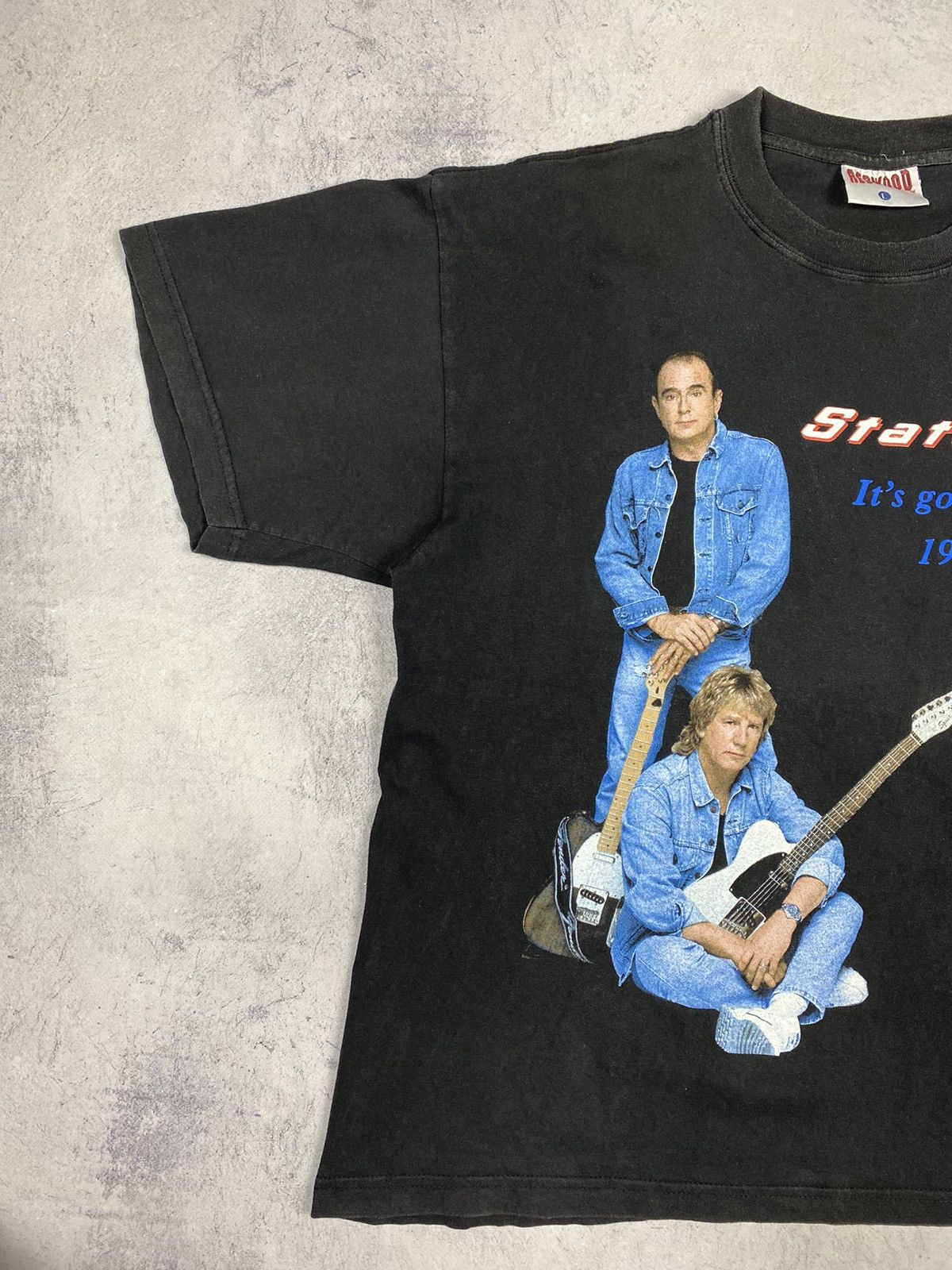 Band Tees Status Quo Vintage 1998-99 Its Good To Tour T Shirt Size US L / EU 52-54 / 3 - 3 Thumbnail