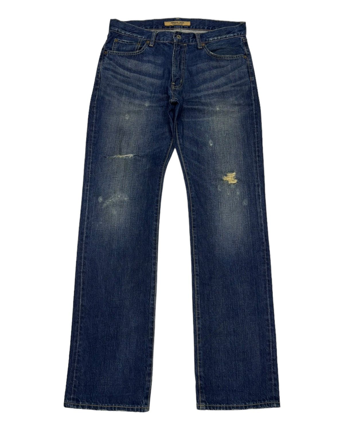 Undercover × Uniqlo VINTAGE S-002 DISTRESSED DENIM UNIQLO UNDERCOVER STYLE Size US 33 - 7 Thumbnail