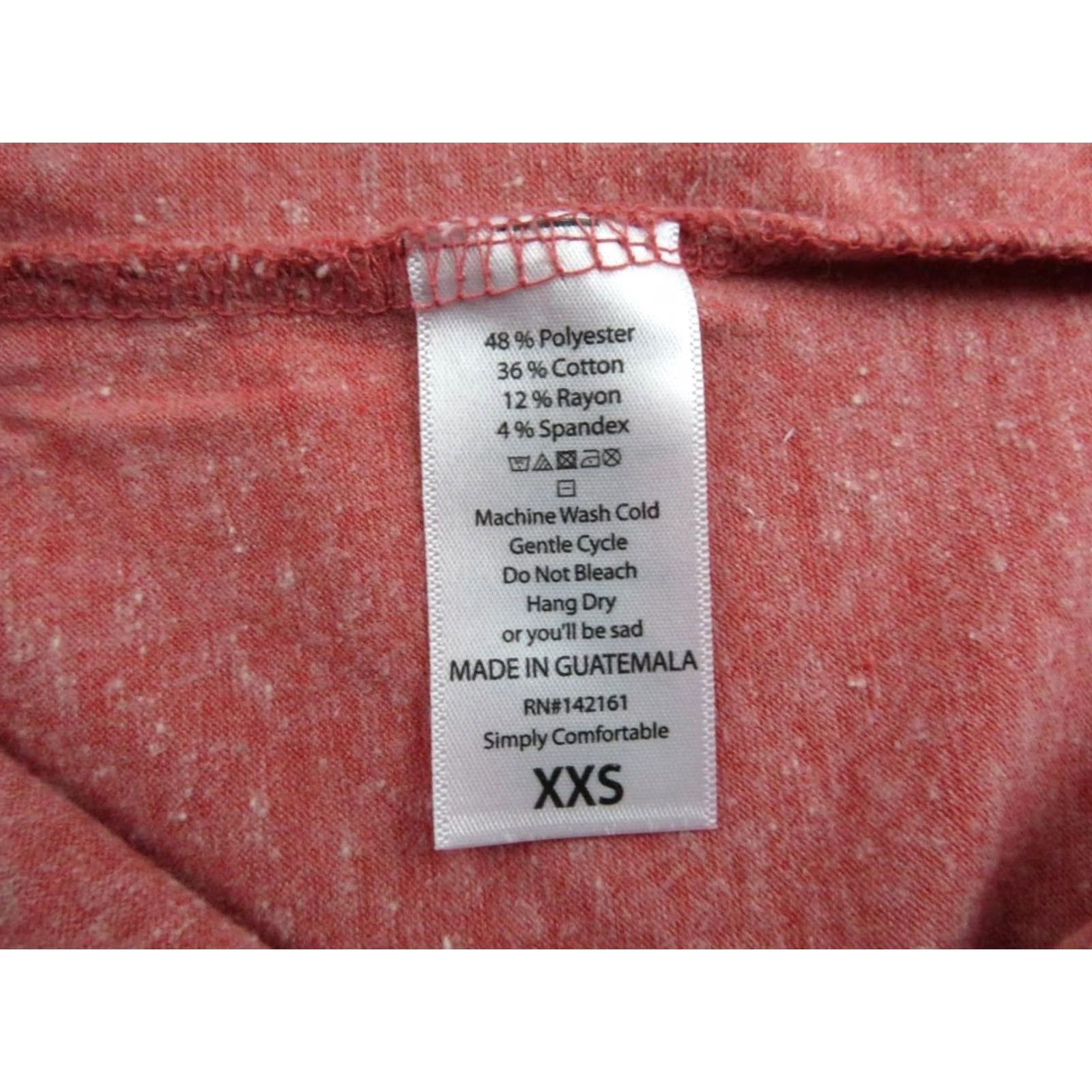 Vintage LuLaRoe Julia Dress Heather Red Gray Unicorn 2XS Womens Short Sleeve Knee Length Solid Stretch Slim Fit Dress Womens II 2XS Size XXS / US 00 / IT 34 - 6 Thumbnail