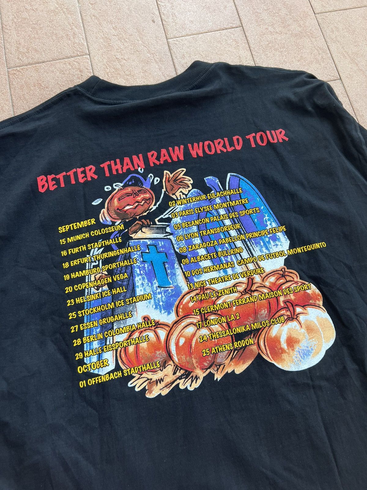 Band Tees × Vintage Vintage 1998 Halloween Better Than Raw World Tour Size US XL / EU 56 / 4 - 9 Thumbnail