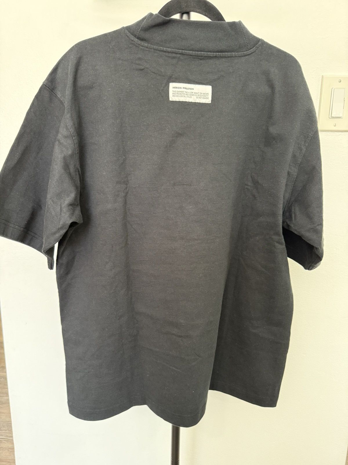 Heron Preston Heron Preston Black Tshirt Size US M / EU 48-50 / 2 - 2 Thumbnail