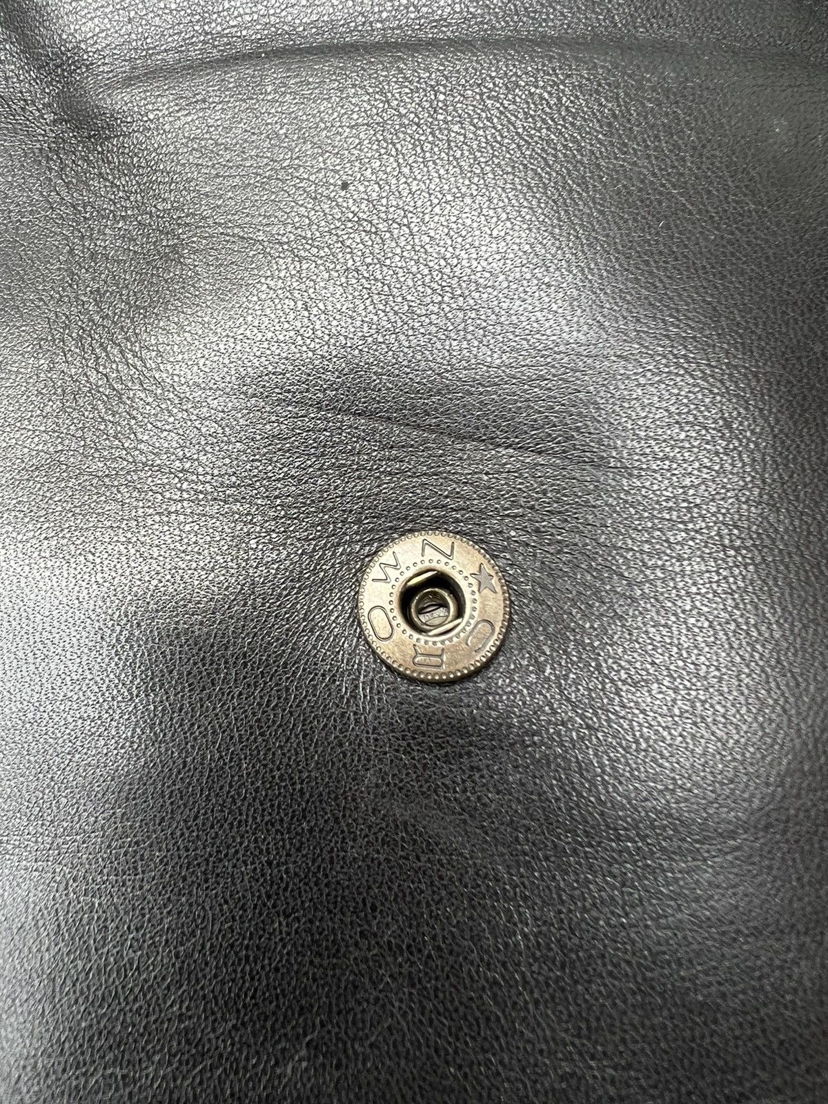 Leather Tsumori Chisato Japan Patina Black Leather Carry Bag Size ONE SIZE - 10 Thumbnail