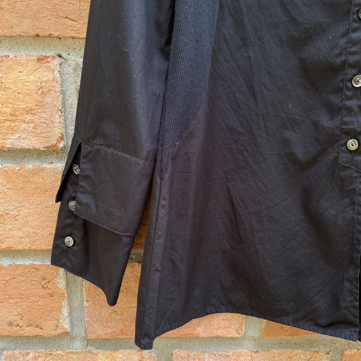 Trunk Ltd TRUNK Black Long-Sleeve Collared Shirt Size XS / US 0-2 / IT 36-38 - 19 Thumbnail