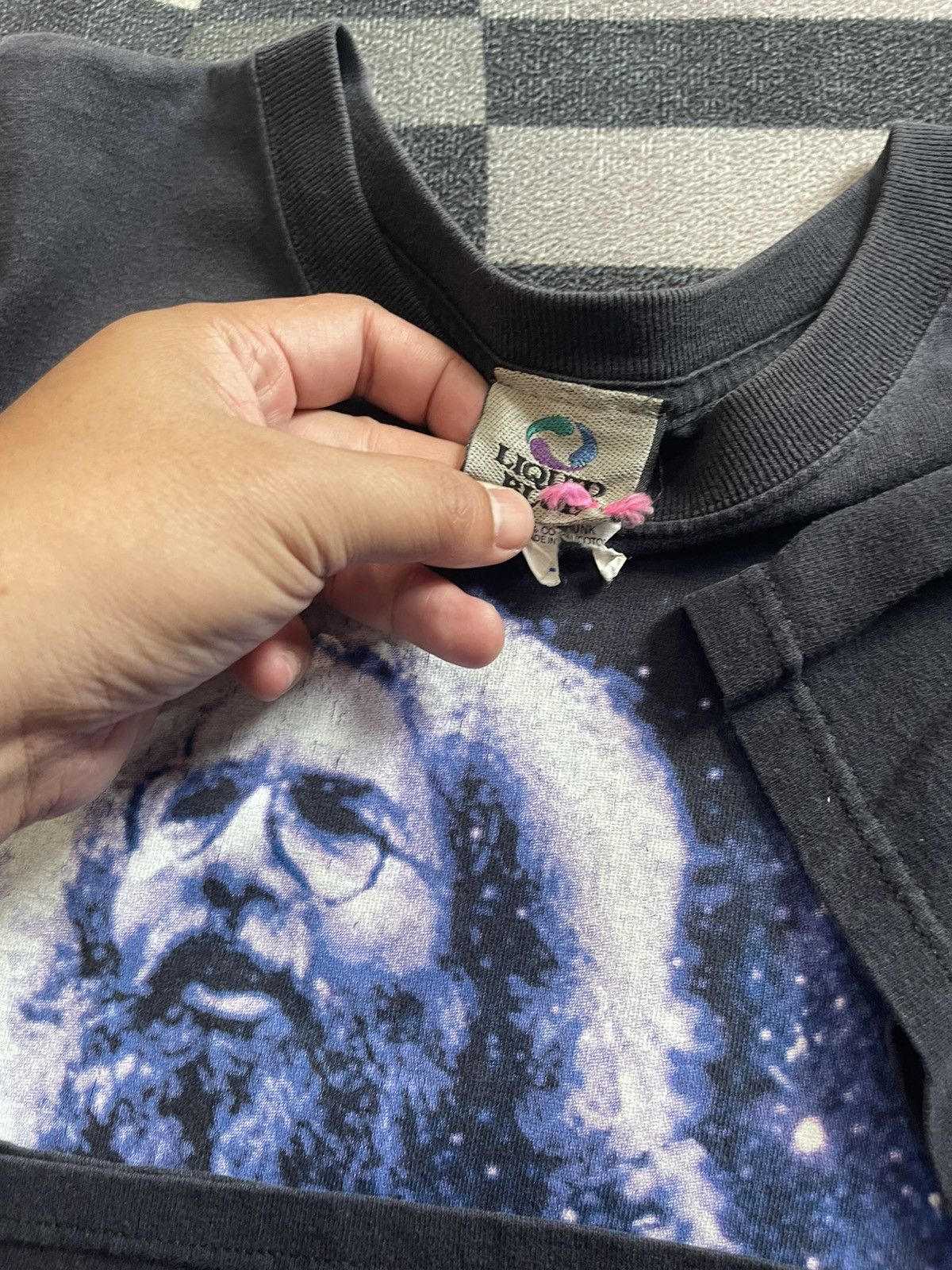 Band Tees Vtg Liquid Blue Jerry Garcia "Space" Tee - Grateful Dead Size US L / EU 52-54 / 3 - 4 Thumbnail