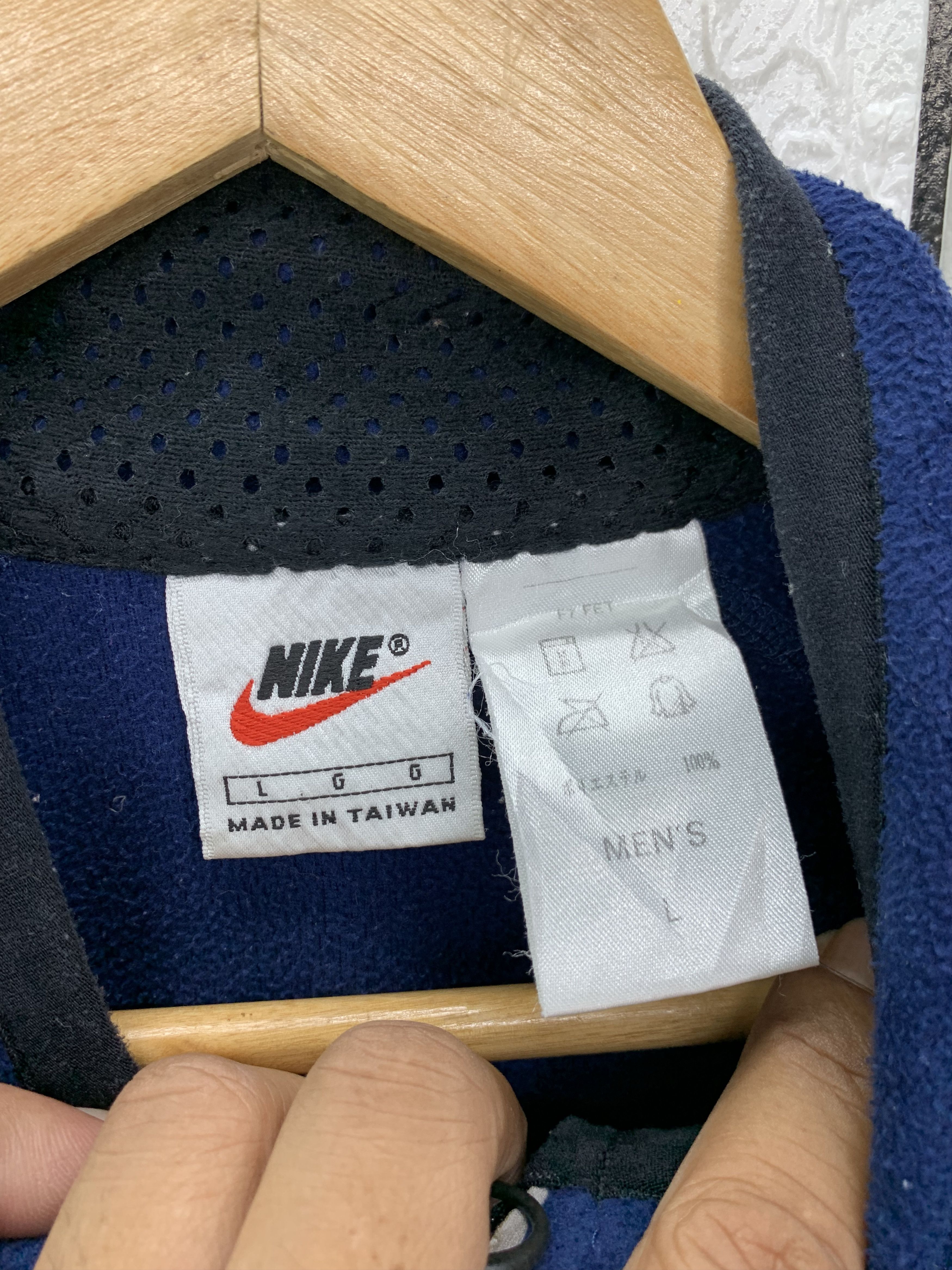 Nike Vintage 90s Nike Fleece Sweatshirts Size US M / EU 48-50 / 2 - 6 Thumbnail