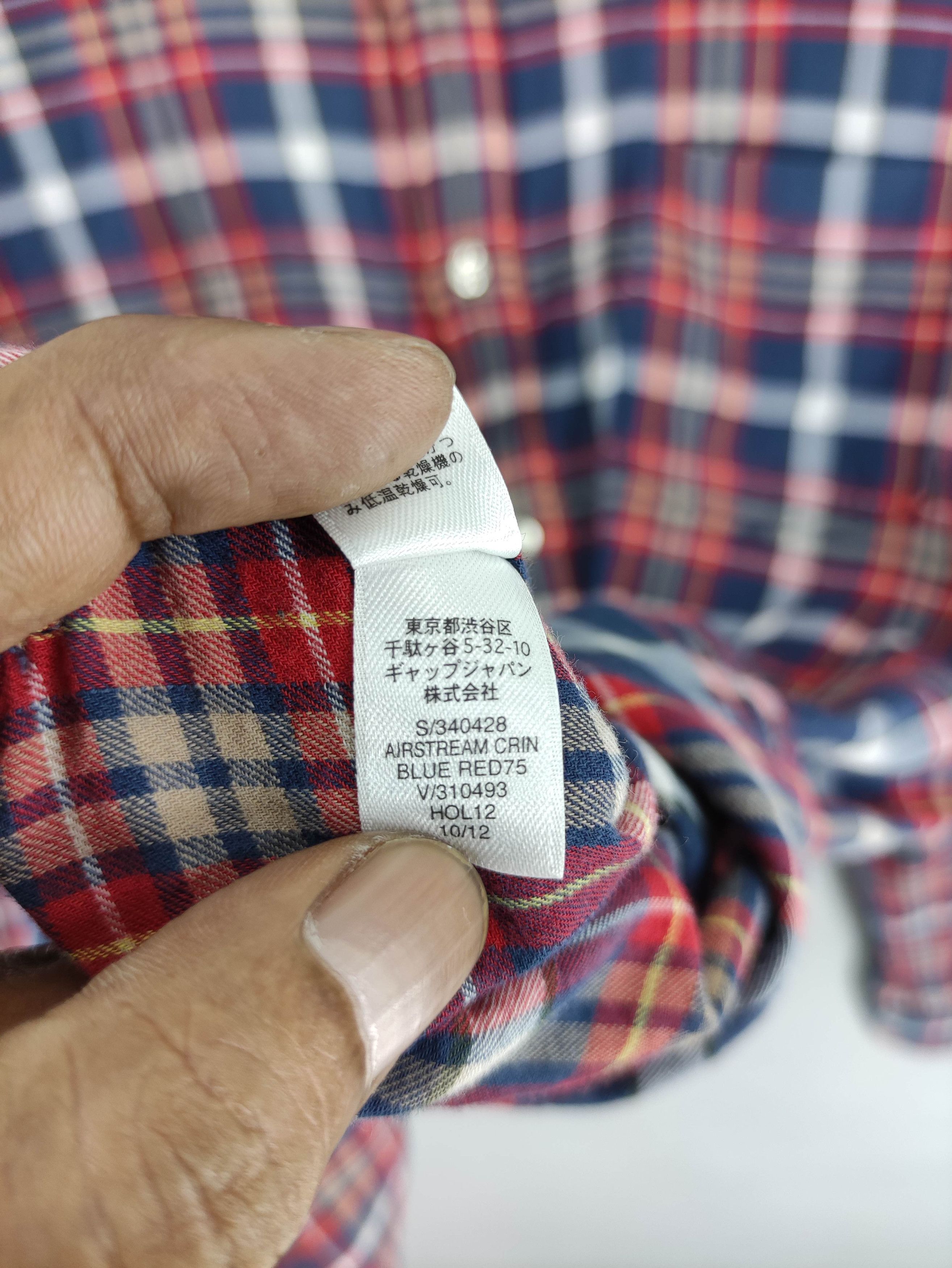 Flannel Vintage Gap Flannel Shirt Button Up Long Sleeve Size US L / EU 52-54 / 3 - 5 Thumbnail