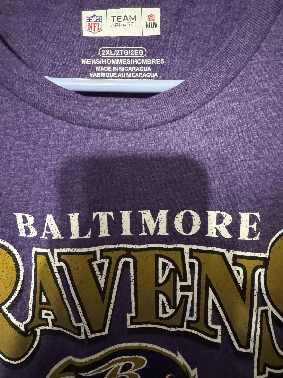 Other Baltimore Ravens Football Purple S/S tee shirt Men size XXL Size ONE SIZE - 4 Thumbnail