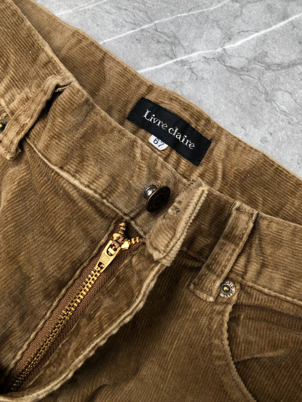 Japanese Brand Japanese Brand Livre Claire Corduroy Flare Jeans Size US 29 - 4 Thumbnail