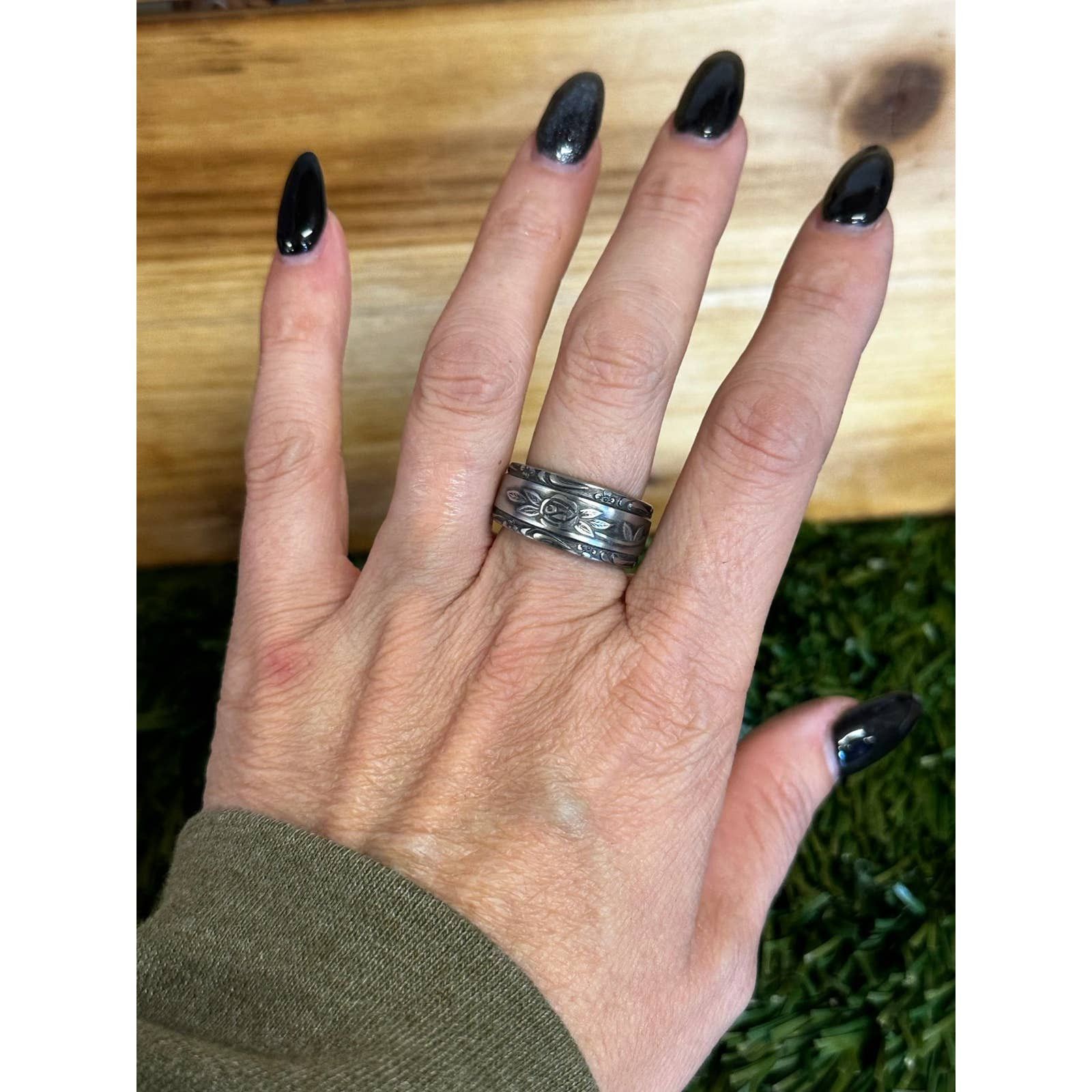 Handmade Ring size 7.5 Size ONE SIZE - 4 Thumbnail