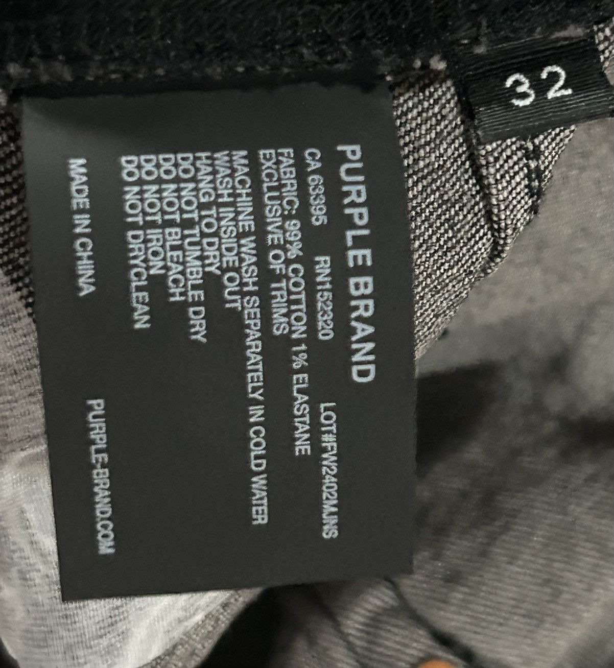 Purple Brand Purple Brand P001 “Embossed Monogram” Skinny Jeans Size 32 Size US 32 / EU 48 - 15 Thumbnail