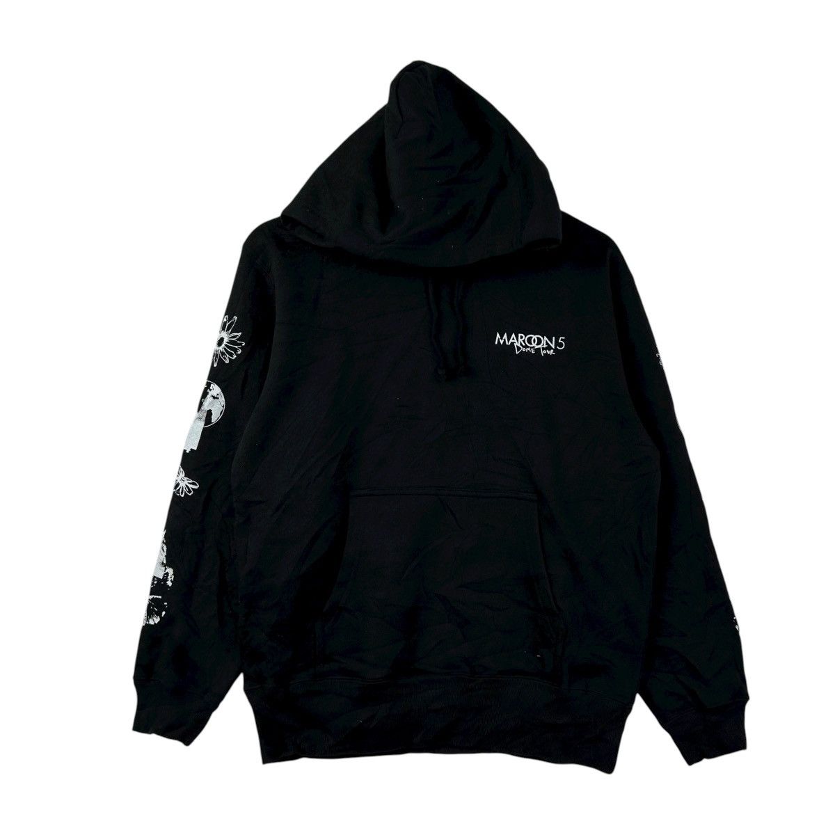 Vintage Maroon 5 Dome Tour 2022 Japan Black Hoodie Size US M / EU 48-50 / 2 - 2 Thumbnail