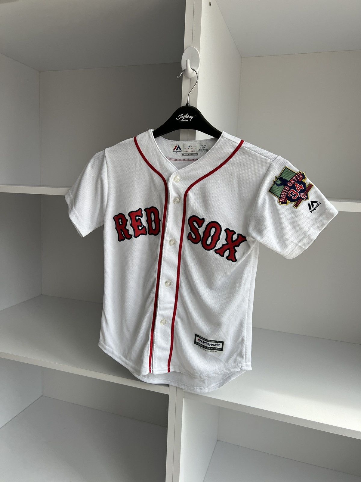 MLB × Vintage VINTAGE RED SOX ORTIZ 34 BASEBALL KIDS JERSEY Size US S / EU 44-46 / 1 - 6 Thumbnail