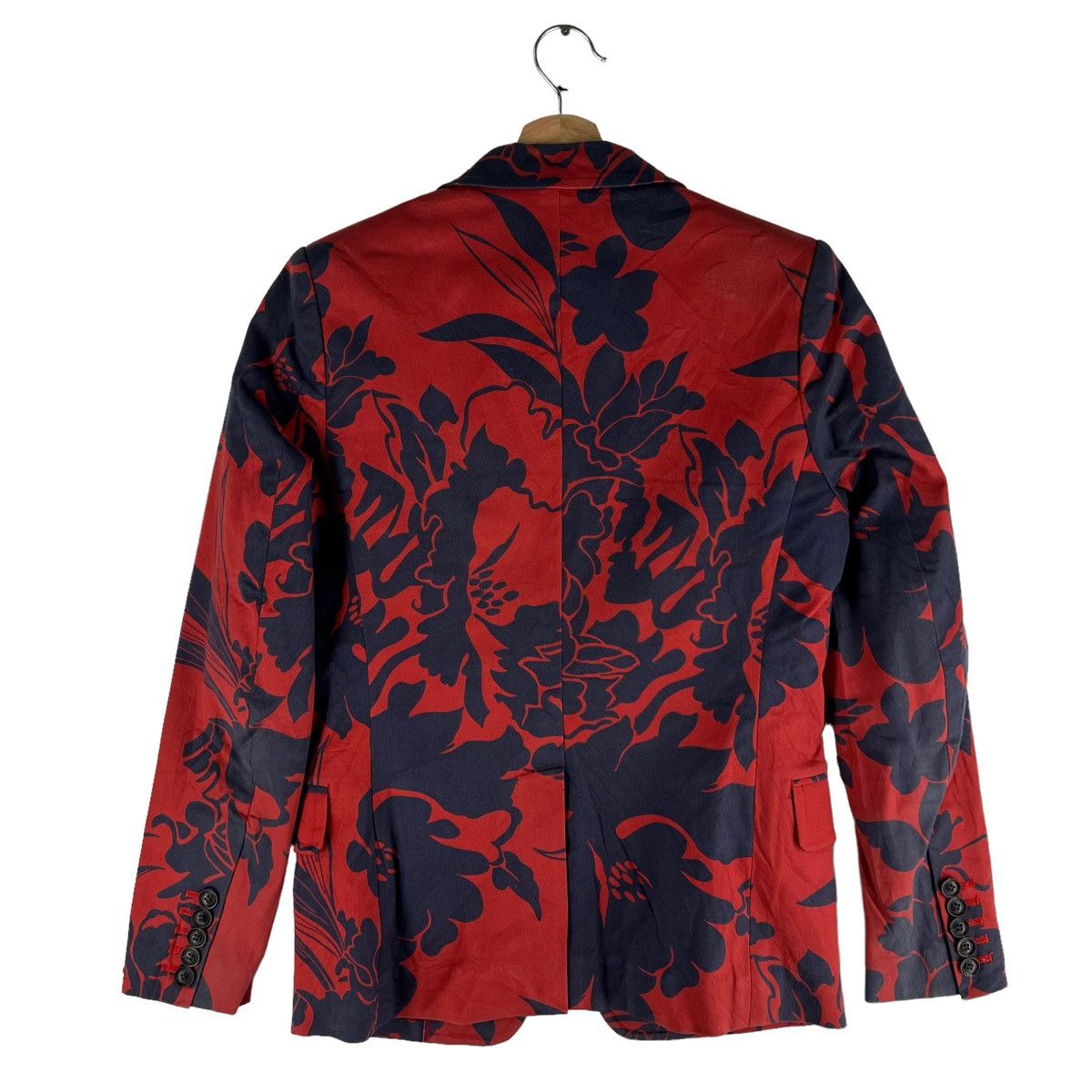 Hysteric Glamour 🔥VTG DOUBLE BREAST JACKET JAPAN MADE ROSE FULL PRINT Size US M / EU 48-50 / 2 - 7 Thumbnail