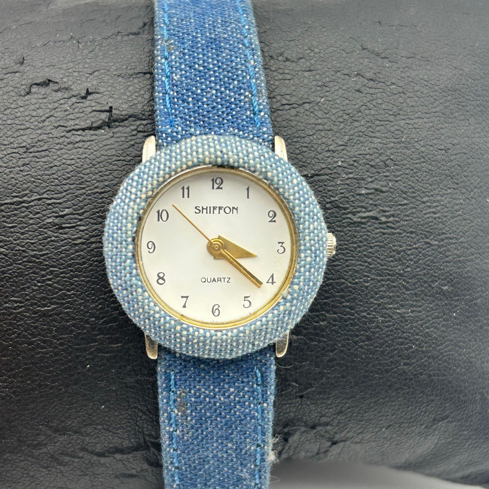 Other Shiffon Blue Denim Fabric Band and Case Cover Quartz Watch Size ONE SIZE - 1 Thumbnail