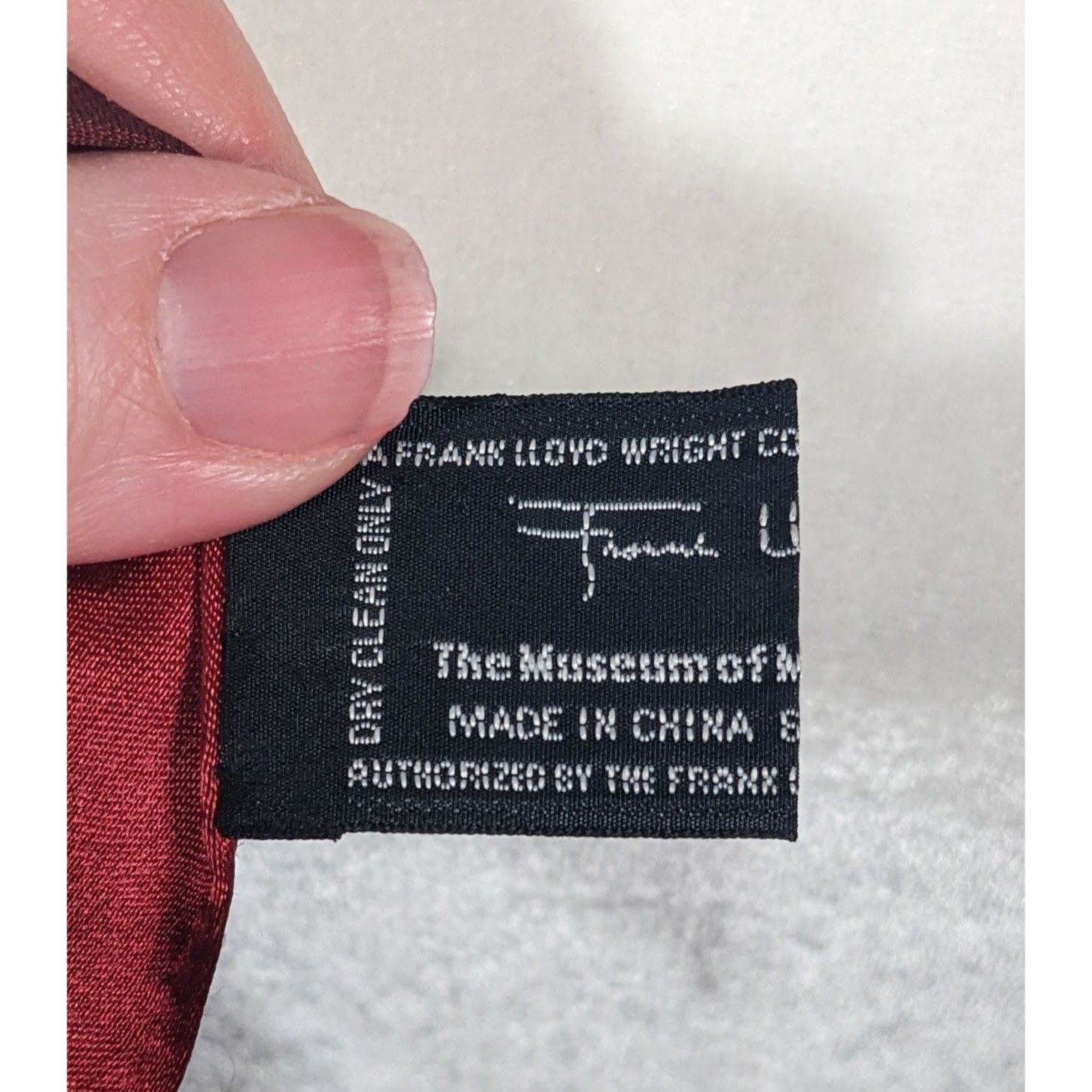 Other MOMA Officially Licensed Frank Lloyd Wright Red Burnout Scar Size ONE SIZE - 6 Thumbnail