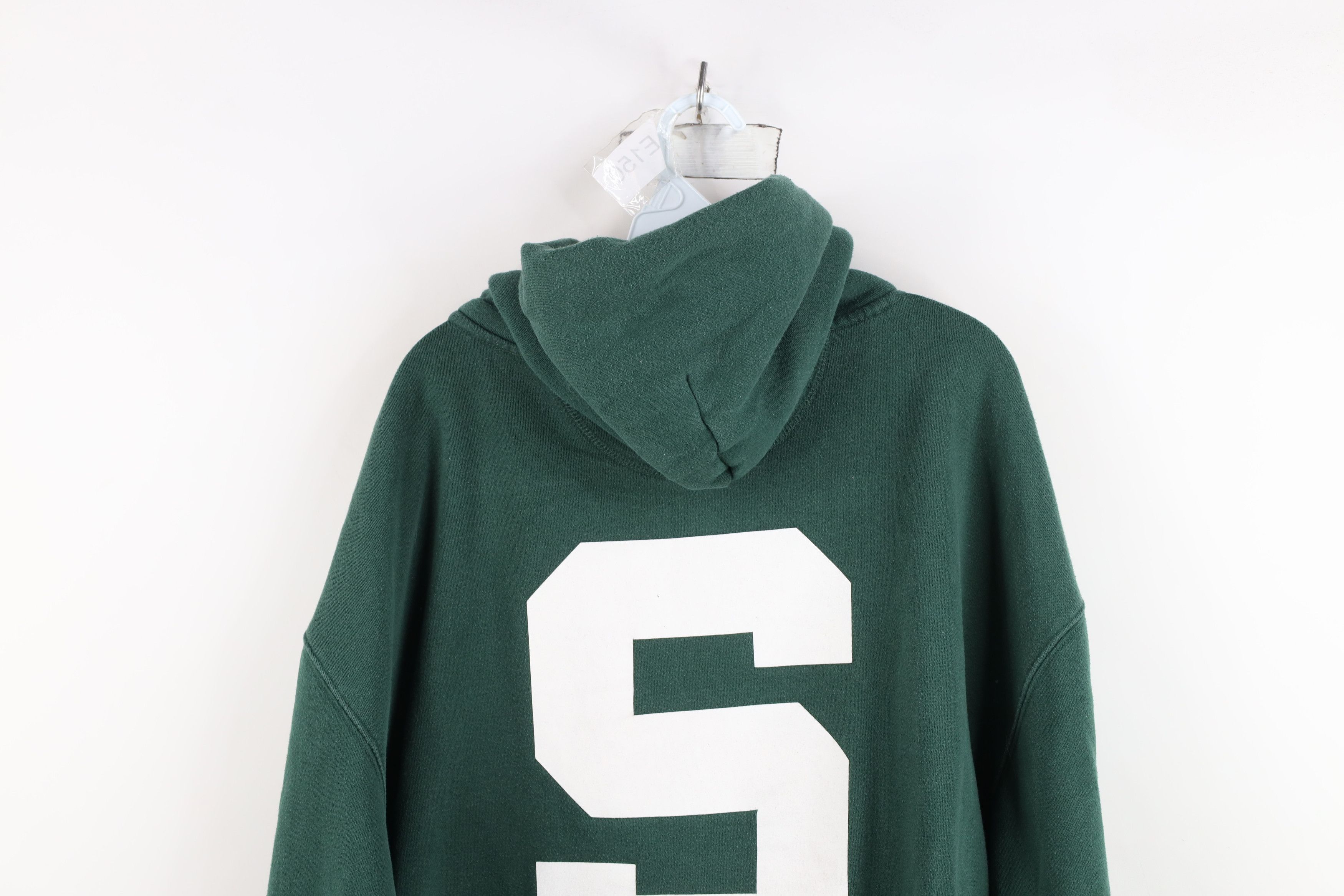 Vintage Vintage 90s Michigan State University Hoodie Sweatshirt Size US XXL / EU 58 / 5 - 13 Thumbnail