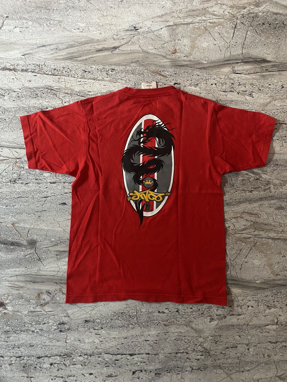 JNCO Vintage Red Jnco Dragon T-shirt Size US M / EU 48-50 / 2 - 1 Thumbnail