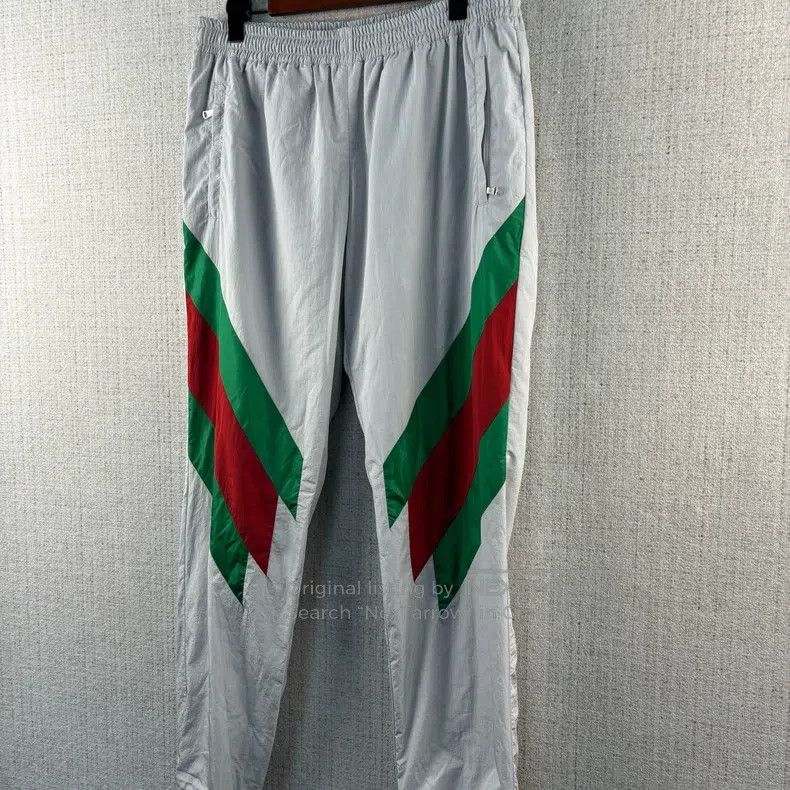 Gucci Gucci Size L Knitted sweatpants decorated with striped webb Size US 31 - 2 Thumbnail