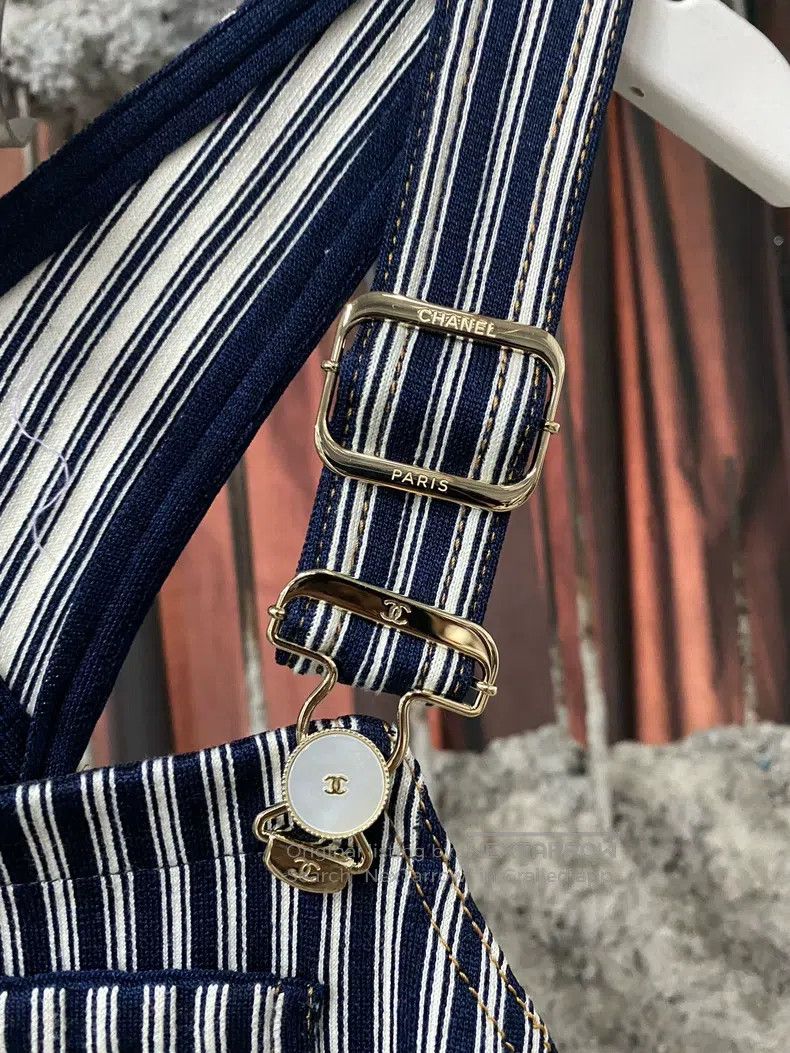 Chanel Chanel Striped denim vest Size XS / US 0-2 / IT 36-38 - 5 Thumbnail