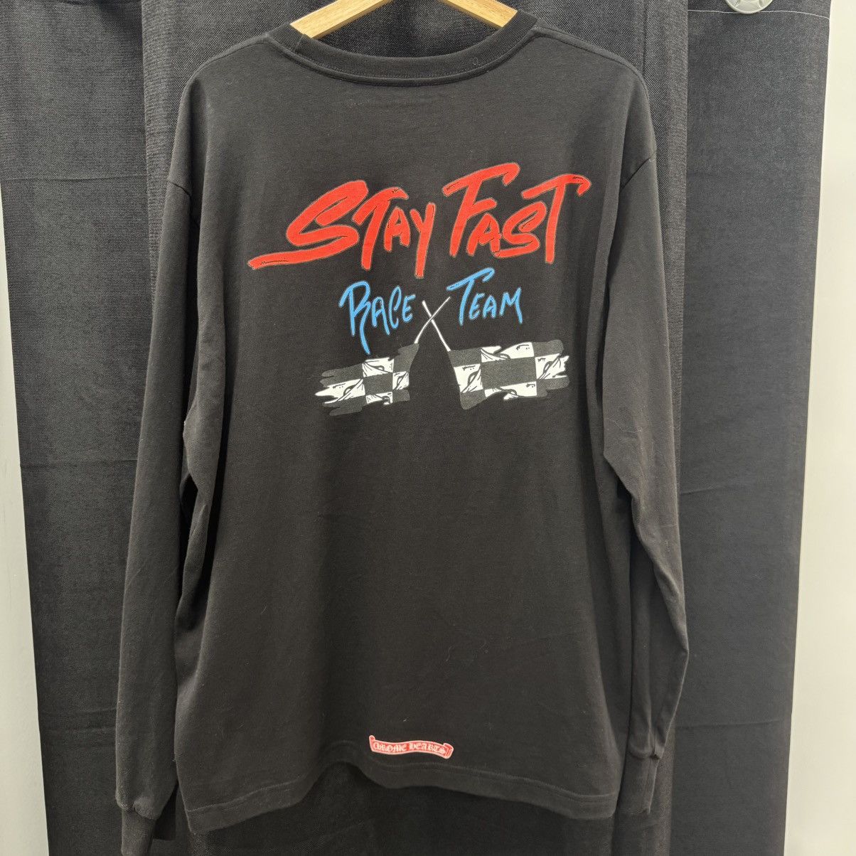 Chrome Hearts Chrome Hearts Matty Boy Stay Fast L/S T-Shirt Black Size US XXL / EU 58 / 5 - 3 Thumbnail