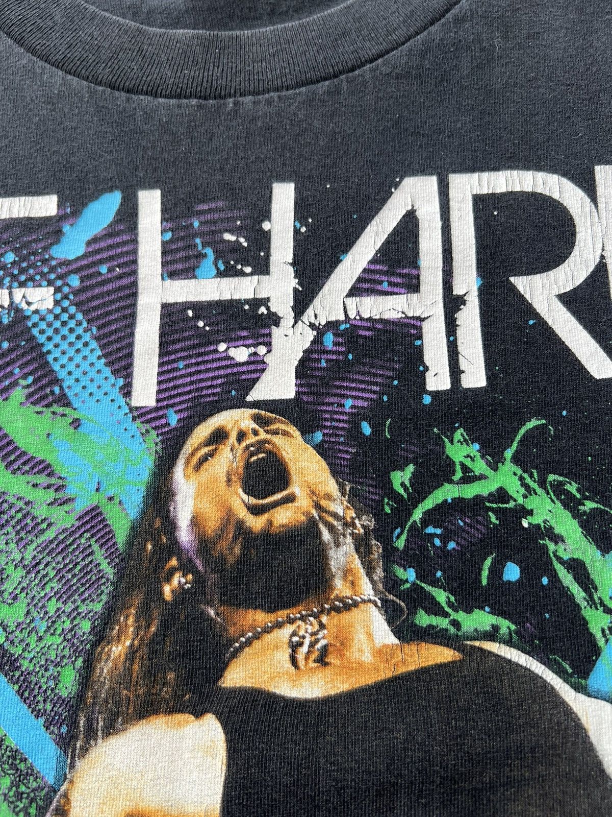 WWE Vintage 2009 Jeff Hardy WWE Wrestling Black Y2k T-shirt Size US M / EU 48-50 / 2 - 5 Thumbnail