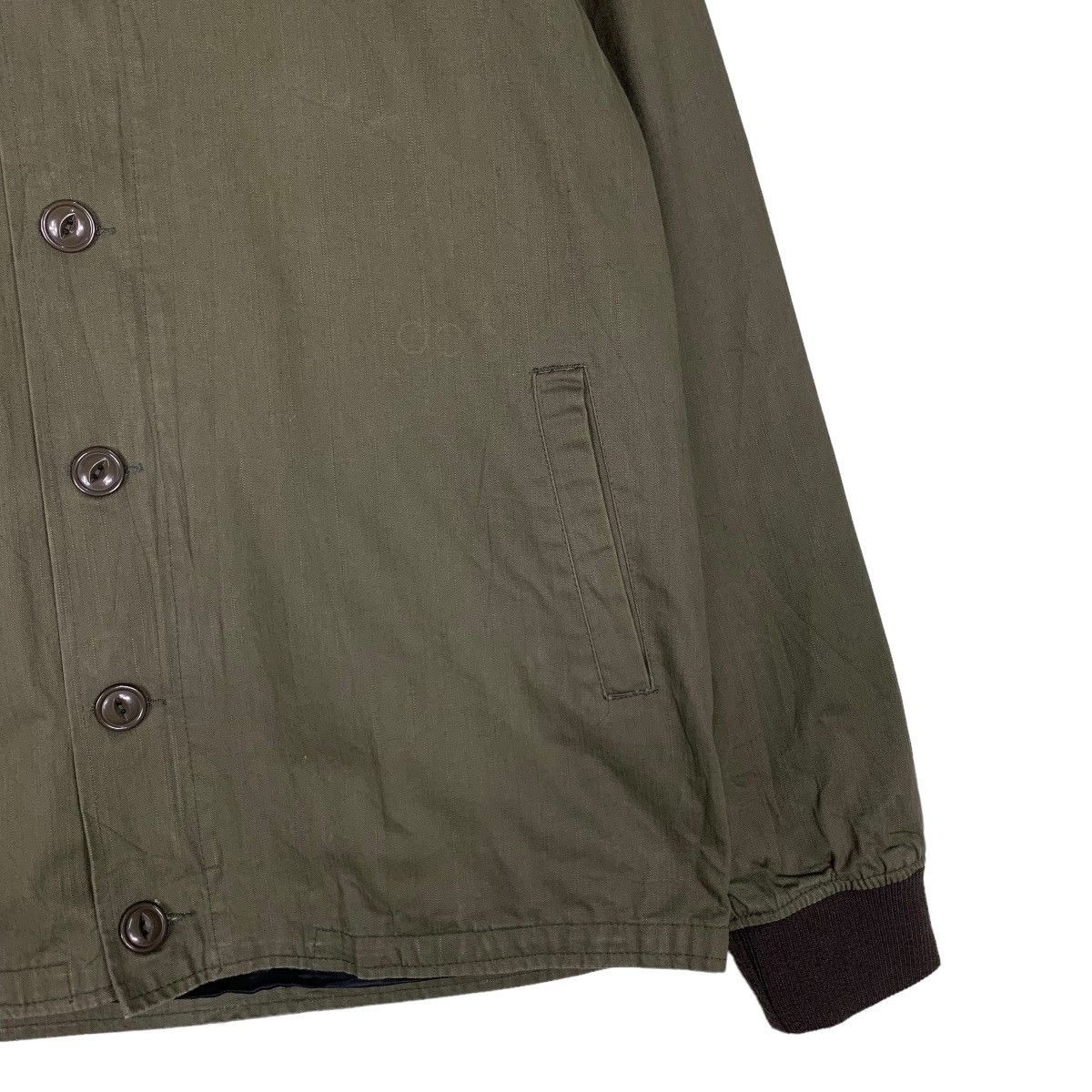 Japanese Brand EVIL NUMBER Embroidey Big Logo Barn Jacket #0481-C22 Size US M / EU 48-50 / 2 - 4 Thumbnail