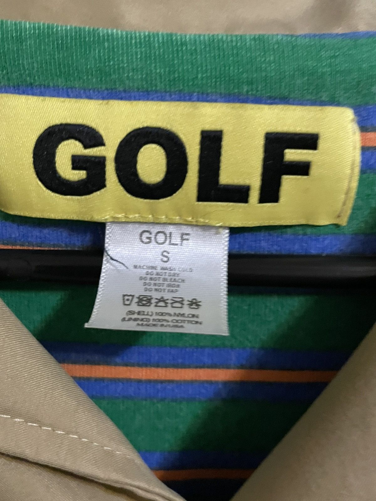 Golf Wang tan golf wang rainbow coach jacket Size US S / EU 44-46 / 1 - 3 Thumbnail