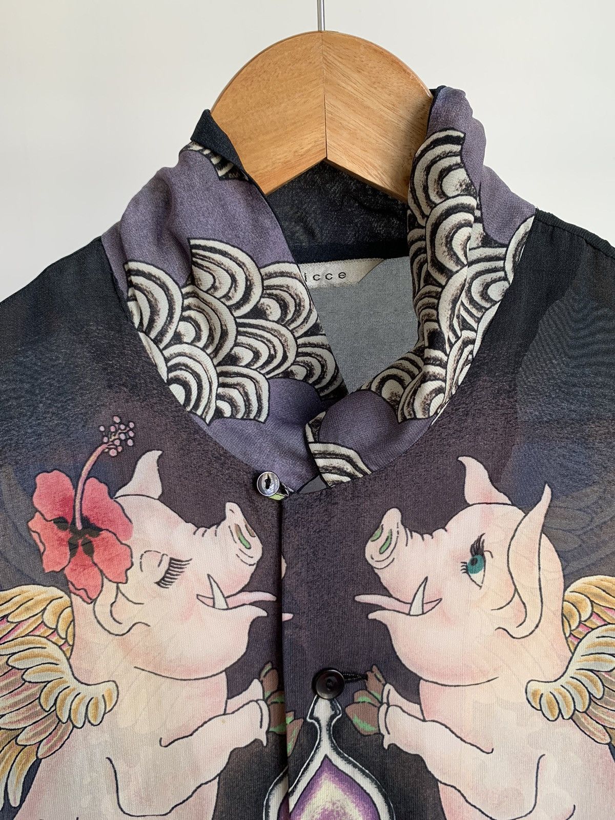 Yoshiyuki Konishi Vintage Rare Ficce Yoshiyuki Konishi Pig Art Size US M / EU 48-50 / 2 - 4 Thumbnail
