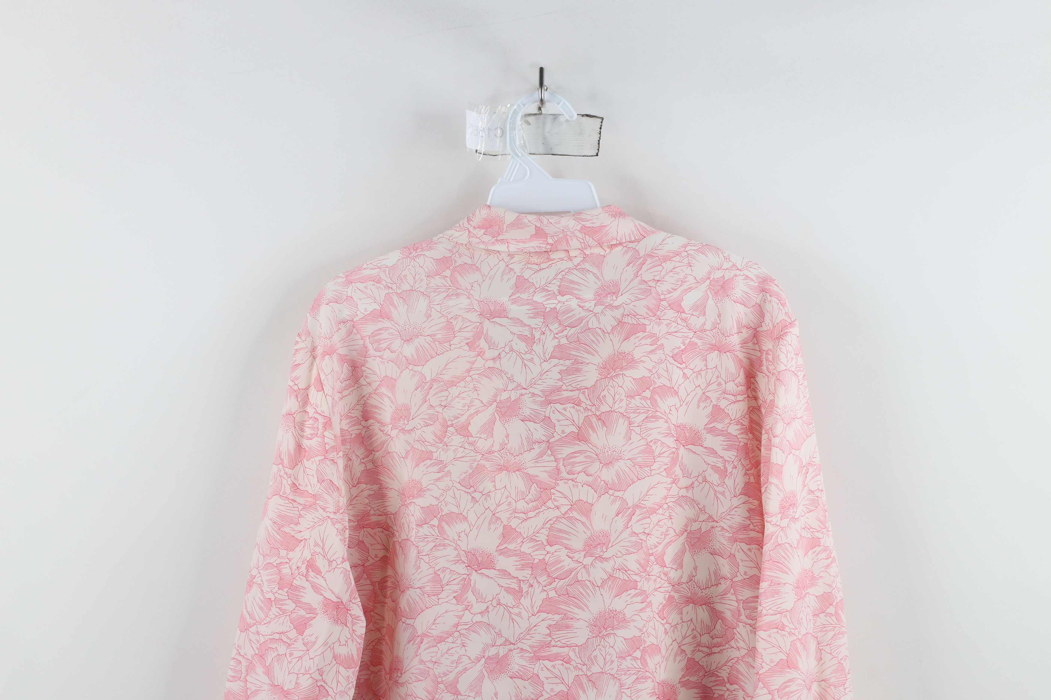 Vintage Vintage 70s Streetwear Collared Button Shirt Pink USA Size XXL / US 16-18 / IT 52-54 - 12 Thumbnail