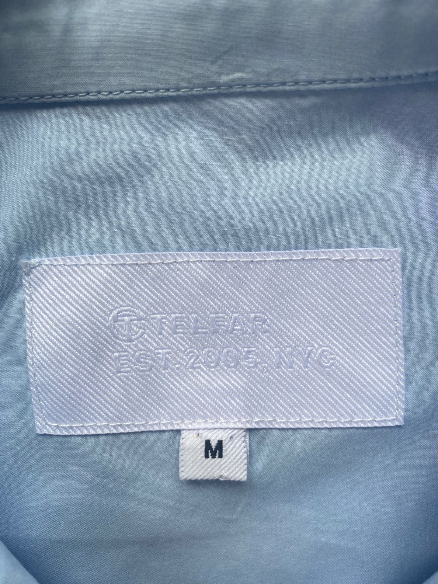 Telfar Telfar Baby Blue Tassle Shirt Size US M / EU 48-50 / 2 - 2 Thumbnail