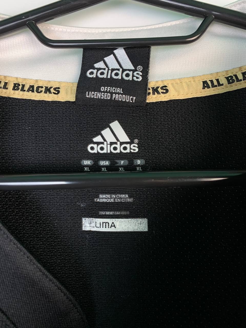 Adidas NEW ZEALAND 2011 2012 HOME JERSEY RUGBY ALL BLACKS SHIRT Size US XL / EU 56 / 4 - 4 Thumbnail