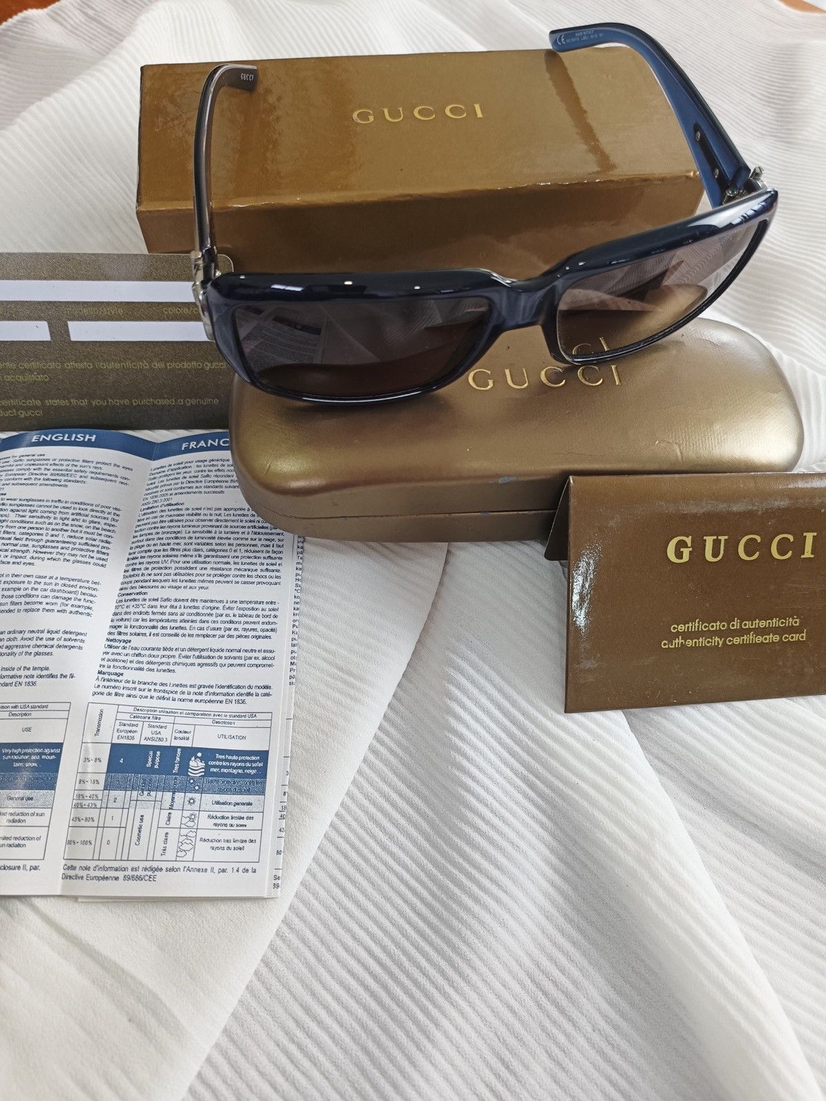 Designer × Gucci Gucci Sunglasses GG 3097/S Size ONE SIZE - 5 Thumbnail