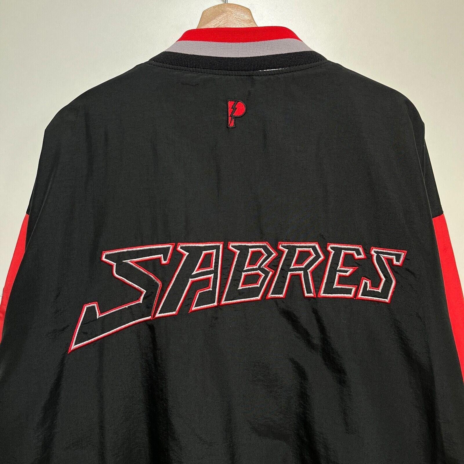 Pro Player × Vintage Vintage 90s NHL Buffalo Sabres Pro Player Bomber Jacket XL Size US XL / EU 56 / 4 - 9 Thumbnail