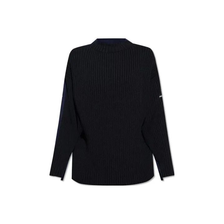 Balenciaga Balenciaga Black Striped Knit Pullover Sweater Size US M / EU 48-50 / 2 - 1 Thumbnail
