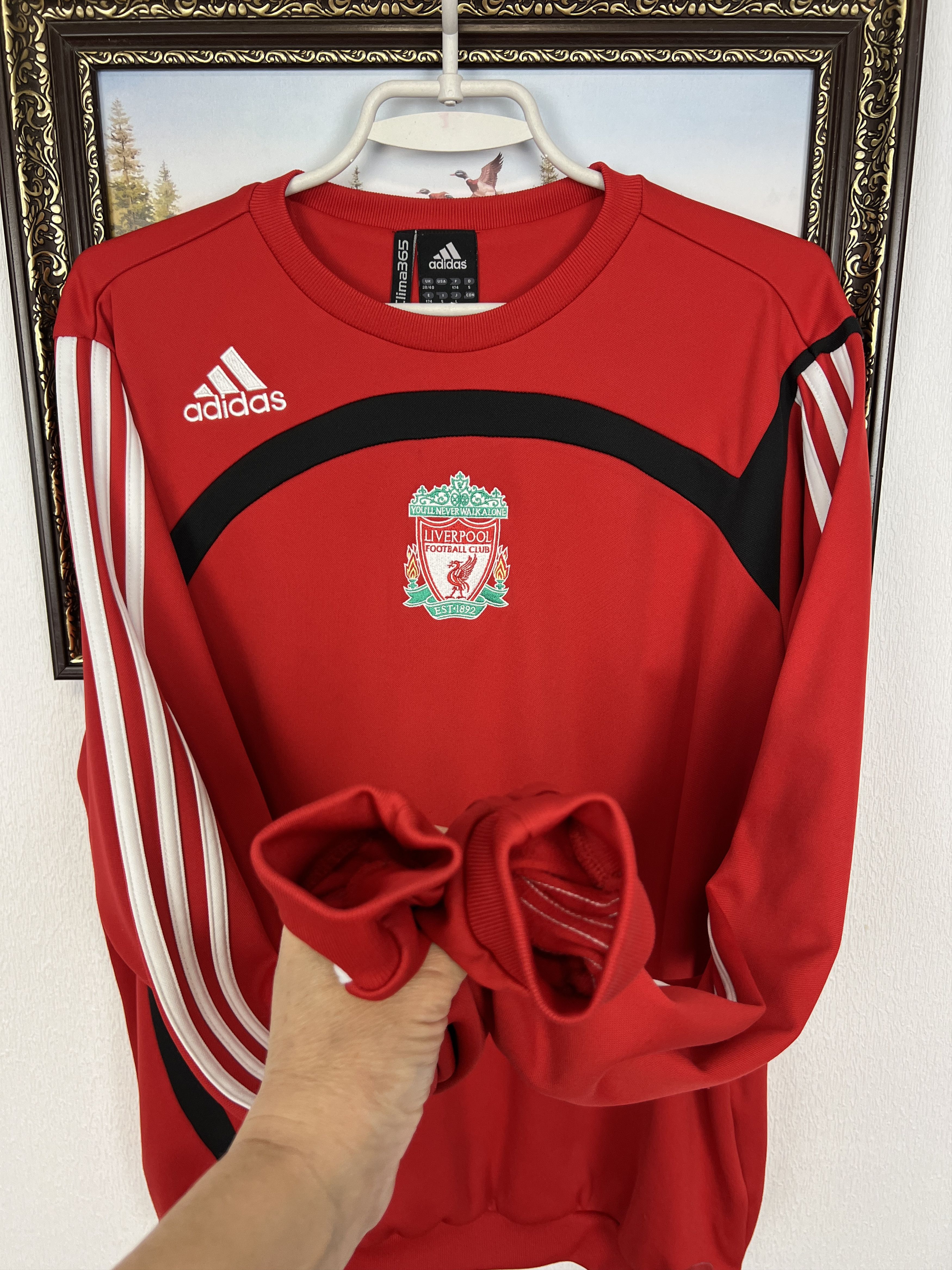 Adidas Vintage Adidas Liverpool Football Sweatshirt Soccer Size US M / EU 48-50 / 2 - 6 Thumbnail