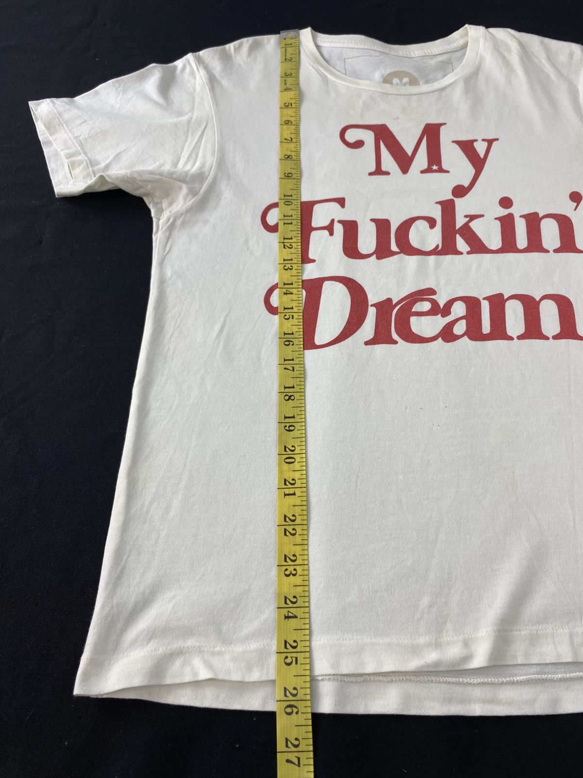 Other Hype Japanese Brand My Fuckin’ Dream Red Font Printed Tee Size US S / EU 44-46 / 1 - 10 Thumbnail