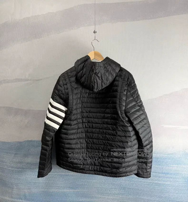 Thom Browne Thom Browne Black Hooded Down Jacket Size US M / EU 48-50 / 2 - 3 Thumbnail