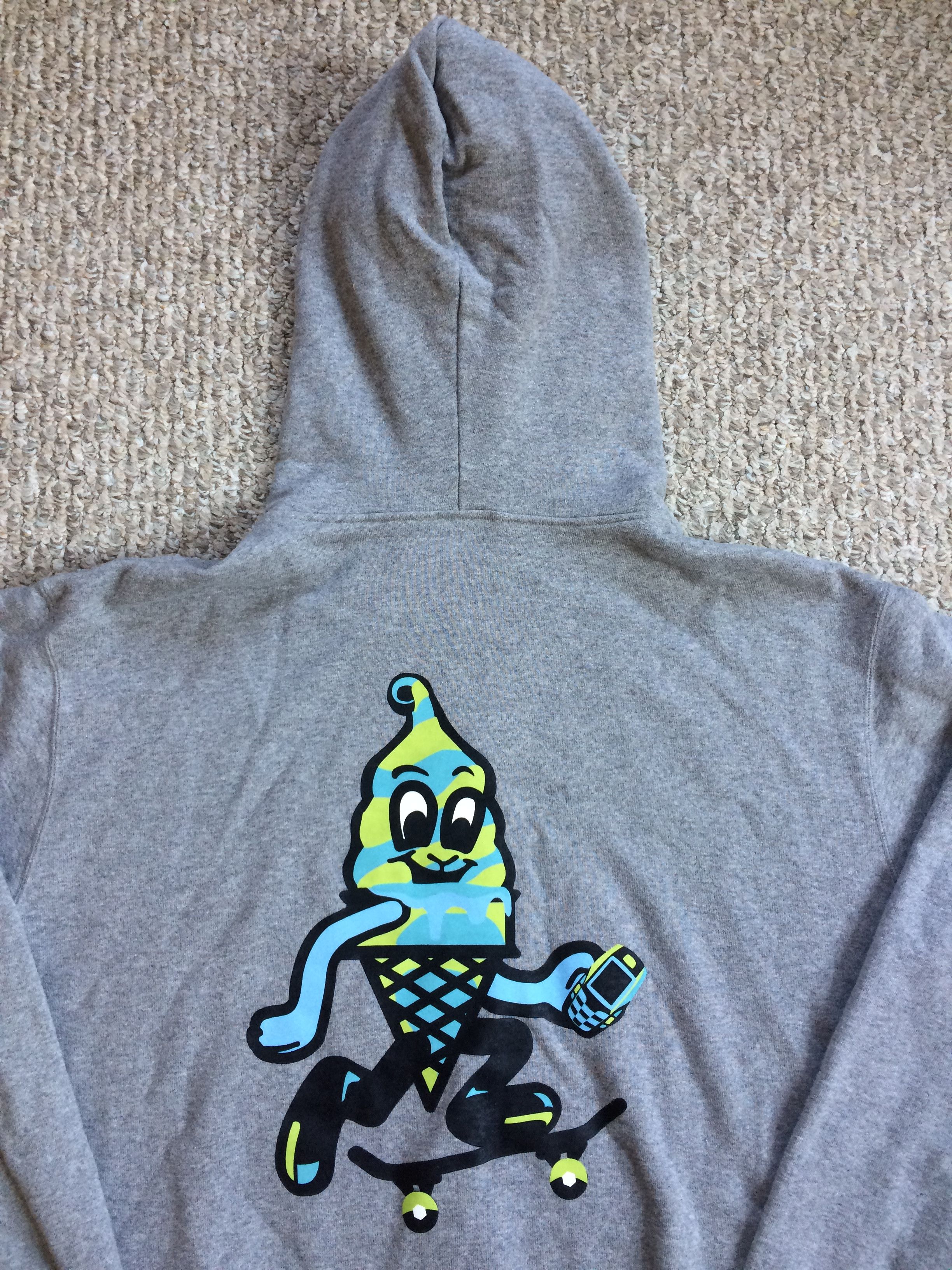 Billionaire Boys Club OG Ice Cream BBC Glow in the Dark Clock Full Zip Hoodie Size US XL / EU 56 / 4 - 8 Thumbnail