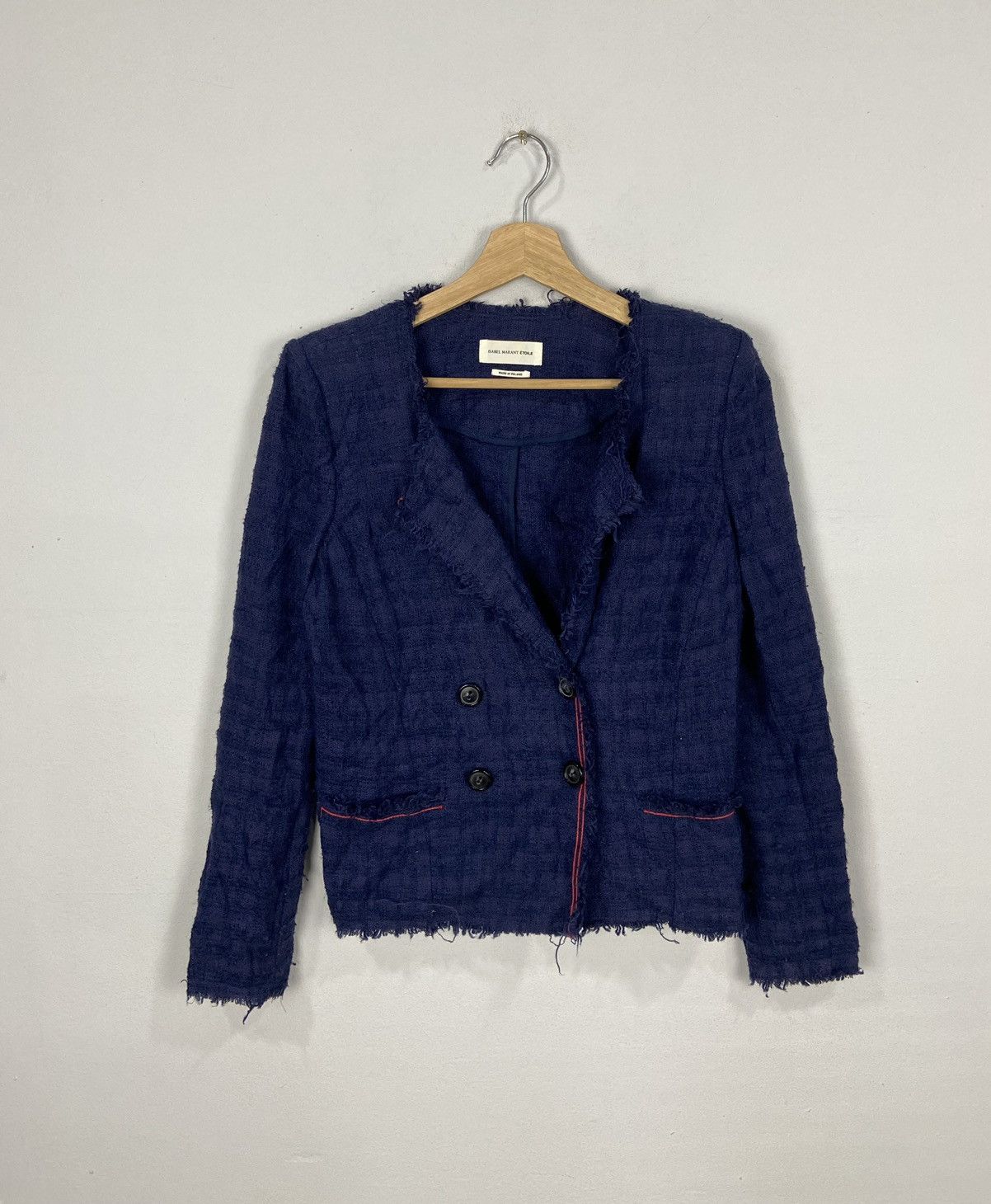 Isabel Marant × Isabel Marant Etoile × Other Double Breasted Flenn Collarless Jacket Size S / US 4 / IT 40 - 1 Thumbnail
