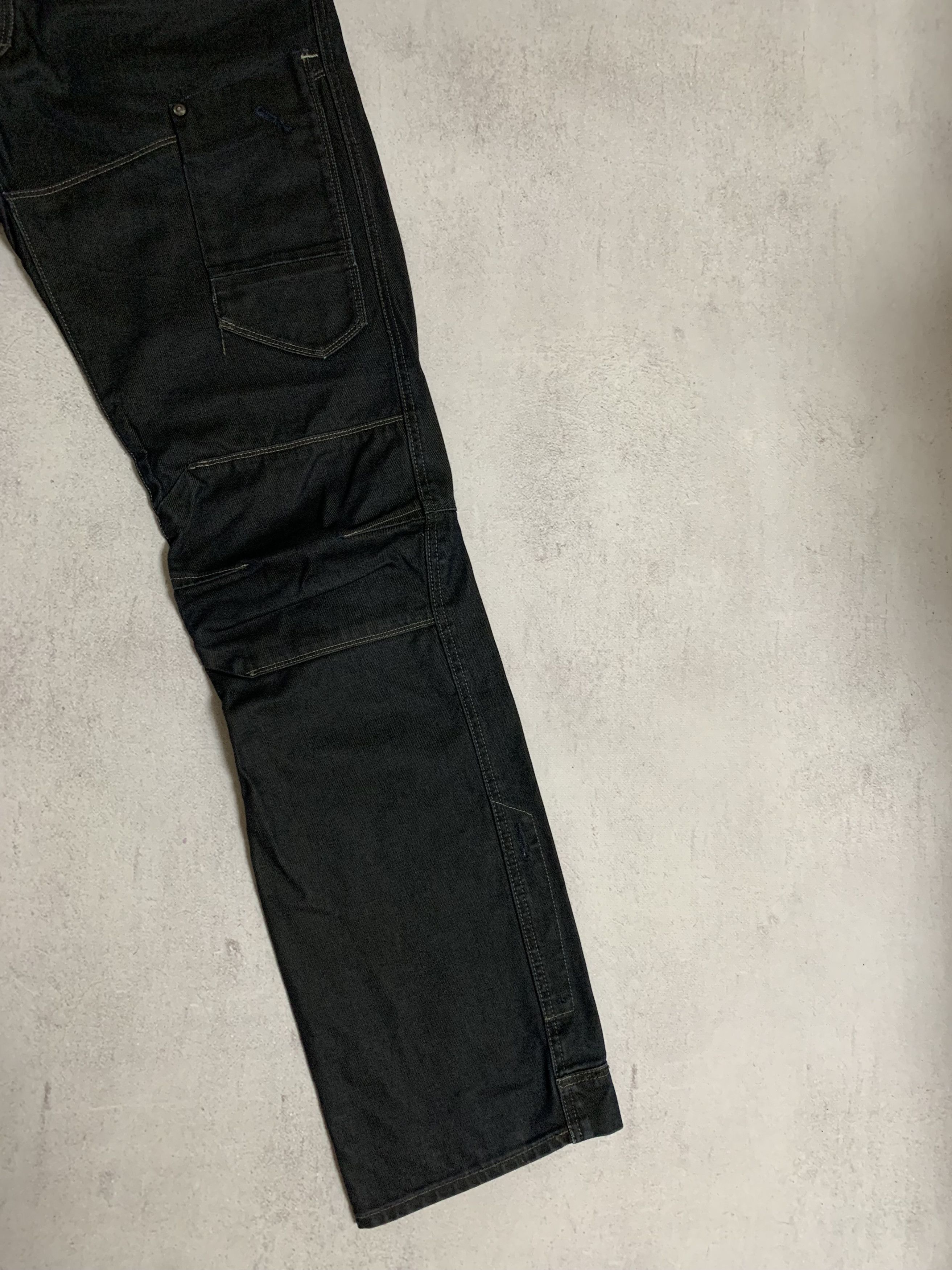 G-Star × Japanese Brand vintage g star raw double knee crazy dirty jeans denim y2k Size US 32 / EU 48 - 4 Thumbnail