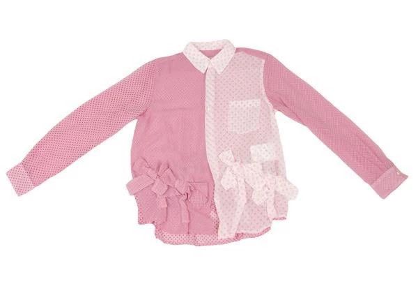 Comme des Garcons Comme Des Garcons Pink Vintage Polka-Dot Bow Design Shirt Size M / US 6-8 / IT 42-44 - 2 Thumbnail