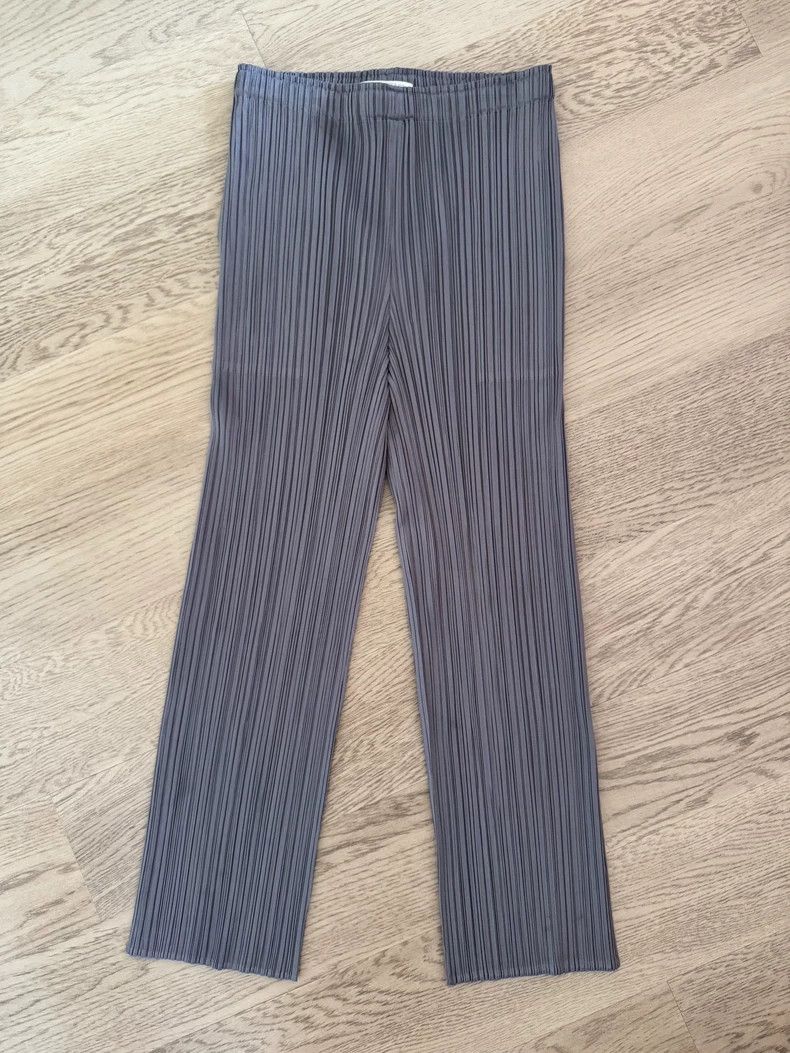 Issey Miyake issey miyake size:5 Grey straight-leg trousers Size 42" / US 20 - 3 Thumbnail