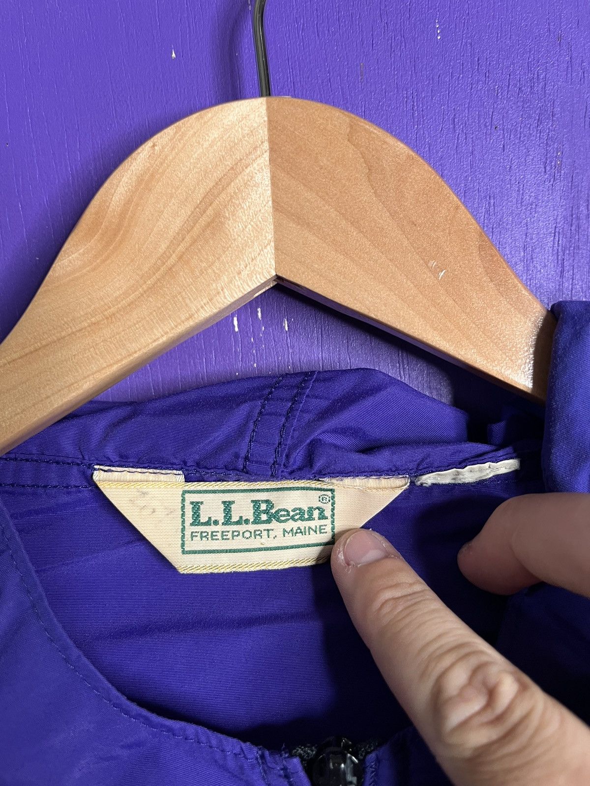 L.L. Bean × Vintage Vintage 90s LL Bean essential anorak jacket Size US L / EU 52-54 / 3 - 4 Thumbnail
