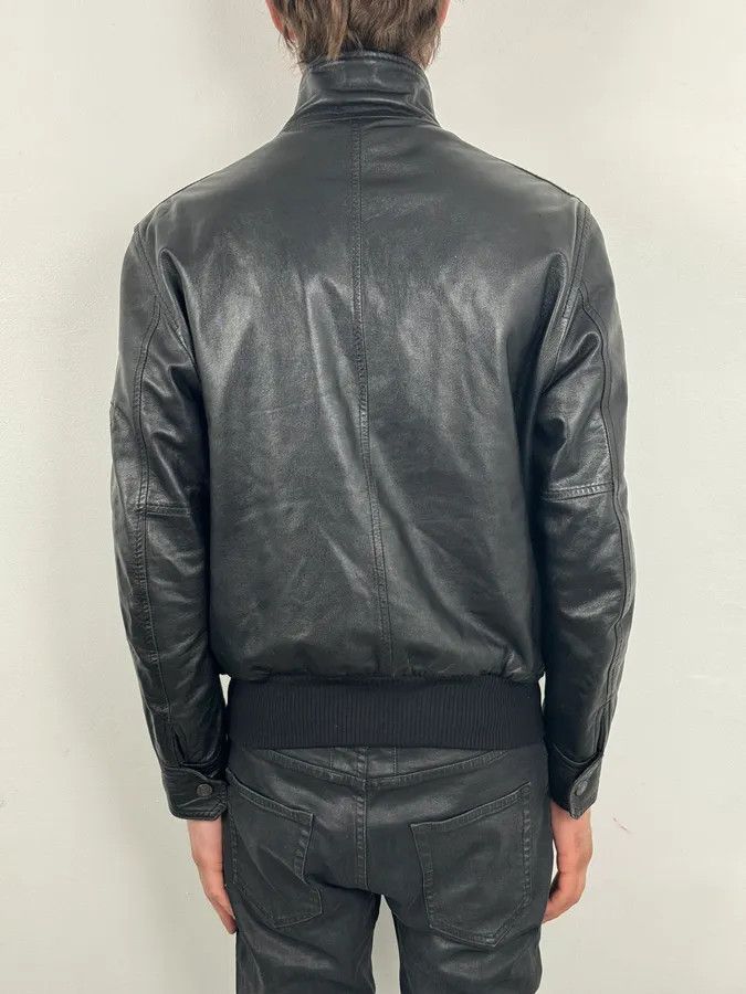 Dolce & Gabbana 1990s Dolce & Gabbana Black Leather Multi-Pocket Bomber Jacket Size US S / EU 44-46 / 1 - 3 Thumbnail