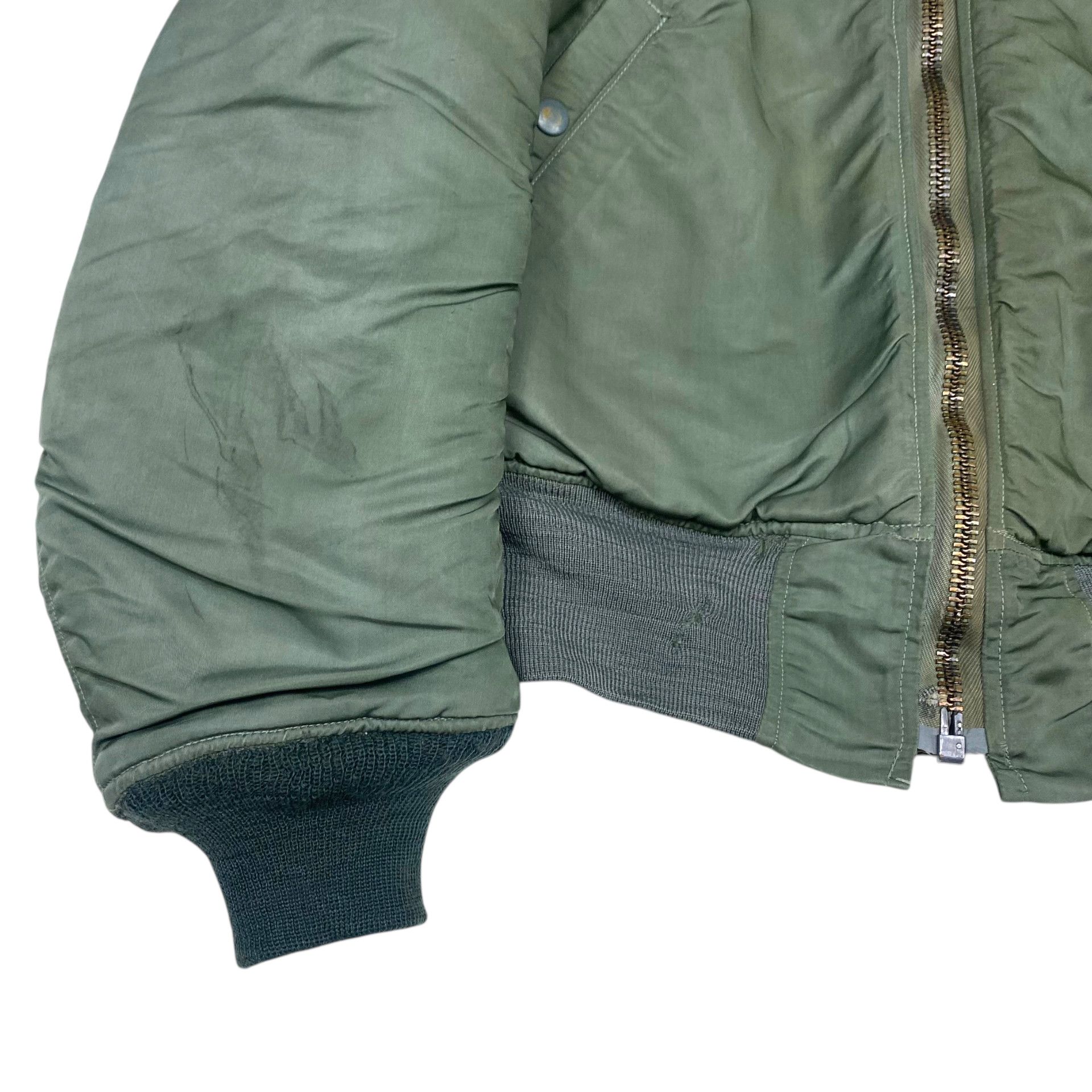 Vintage 💥50s B17-B USAF MILITARY FLIGHT RIOT BOMBER JACKET Size S / US 4 / IT 40 - 7 Thumbnail