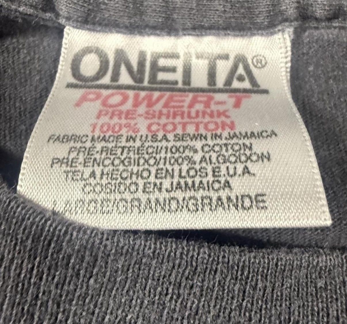 Vintage Vintage 90s T-Shirt Size US L / EU 52-54 / 3 - 3 Thumbnail