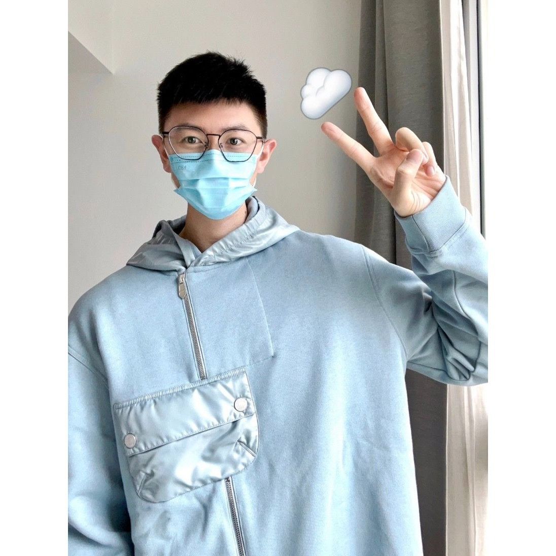 Hermes Hermès Hooded Sweatshirt With Front Pocket & Zip Closure Size US M / EU 48-50 / 2 - 8 Thumbnail